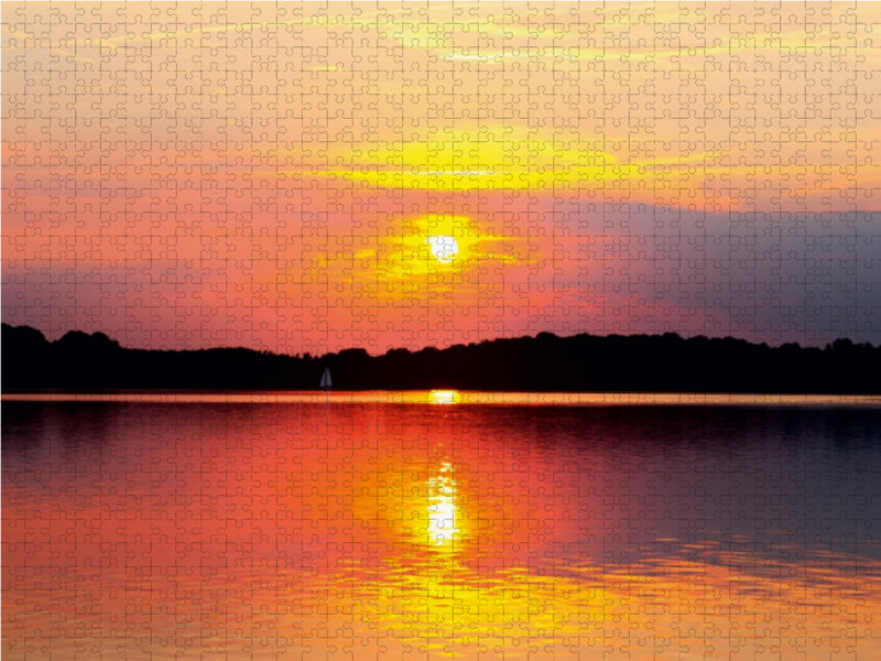 Der Sonnenuntergang 1000 Teile Puzzle quer - CALVENDO Foto-Puzzle'
