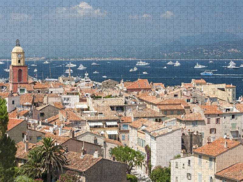 Saint-Tropez – Traumstadt an der Côte d’Azur - CALVENDO Foto-Puzzle'