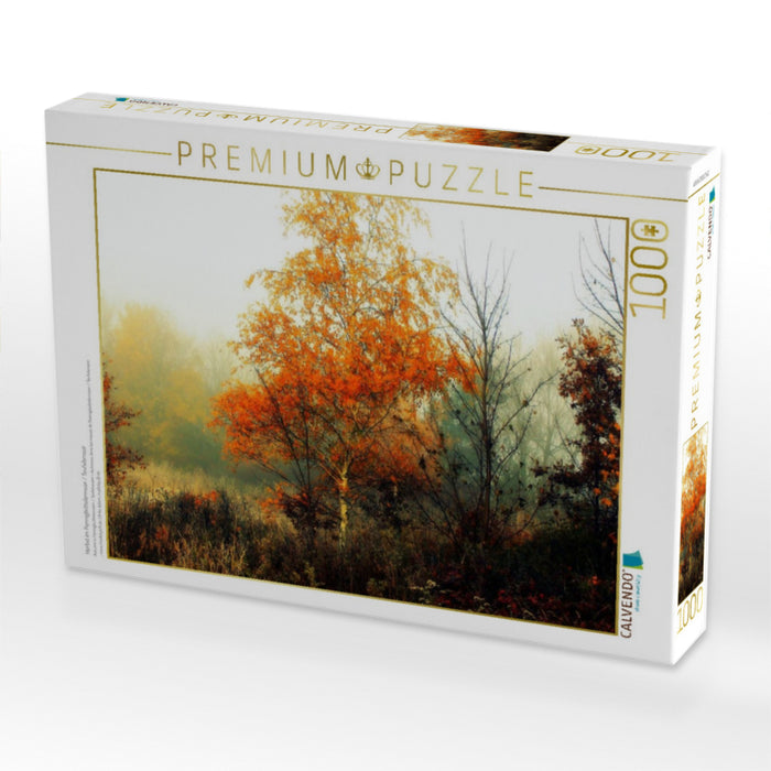 Herbst im Pennigbüttelermoor / Teufelsmoor - CALVENDO Foto-Puzzle'