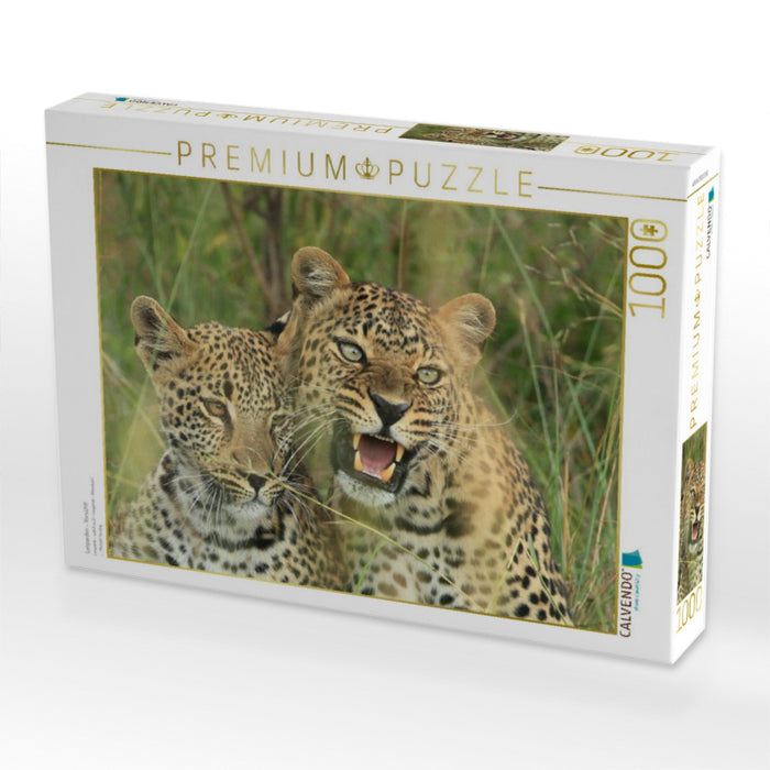 Leoparden – Vorsicht! - CALVENDO Foto-Puzzle'