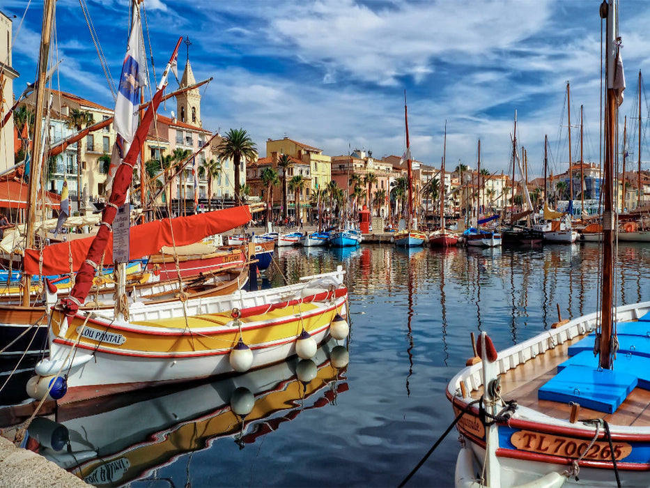 Sanary-sur-Mer, Frankreich - CALVENDO Foto-Puzzle'