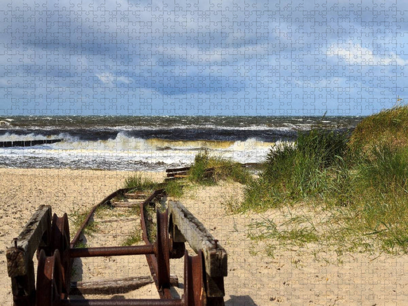 Strand in Wustrow - CALVENDO Foto-Puzzle'