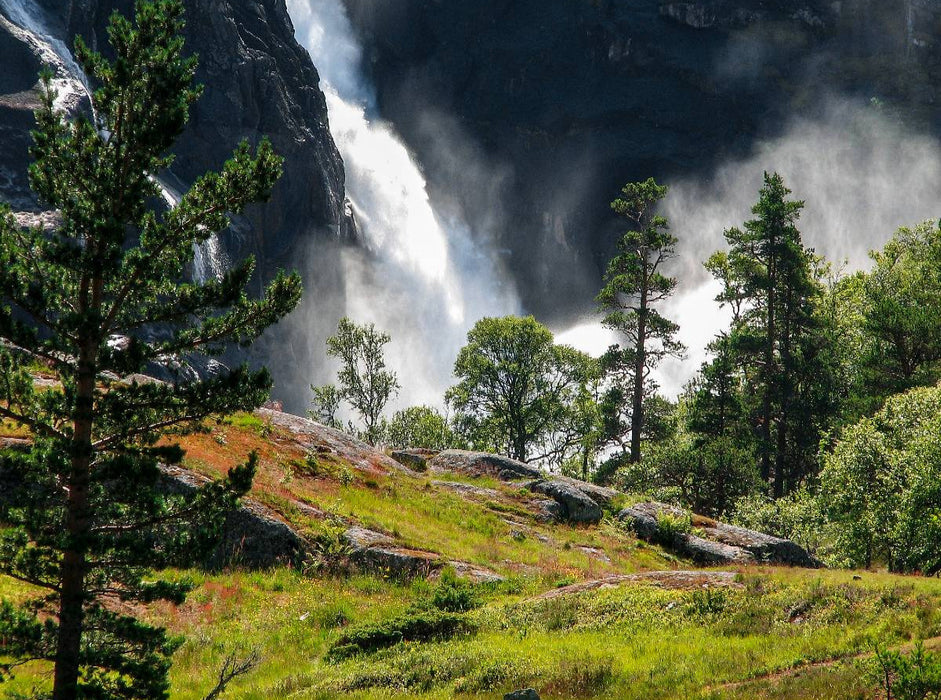 Zwischen Hardangerfjord und Bergen - CALVENDO Foto-Puzzle'
