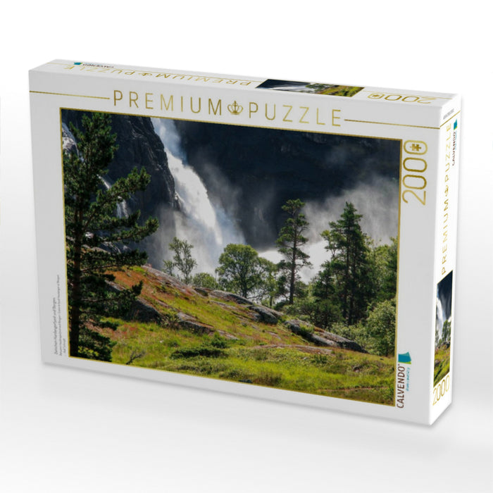 Zwischen Hardangerfjord und Bergen - CALVENDO Foto-Puzzle'