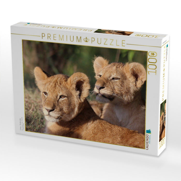 Löwen – Kinderstube - CALVENDO Foto-Puzzle'