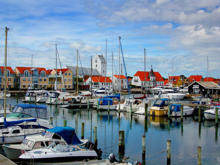 Im Hafen von Saeby - CALVENDO Foto-Puzzle'