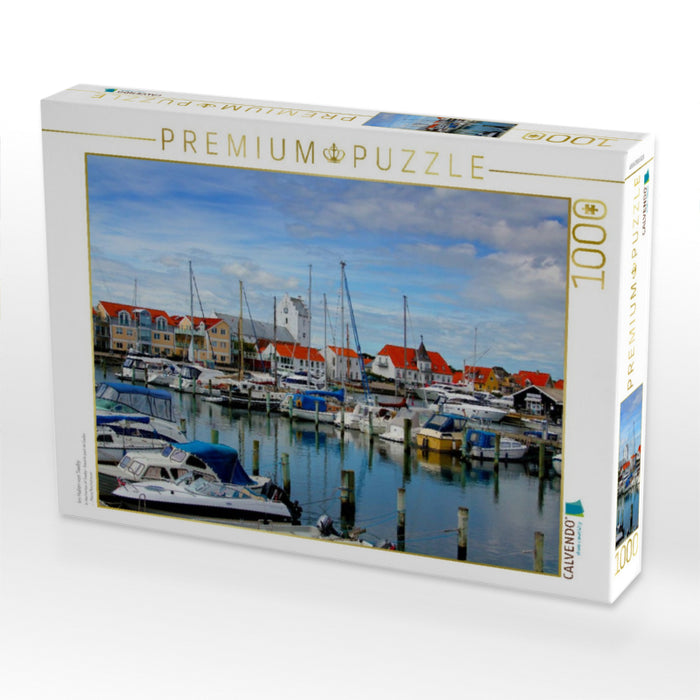 Im Hafen von Saeby - CALVENDO Foto-Puzzle'
