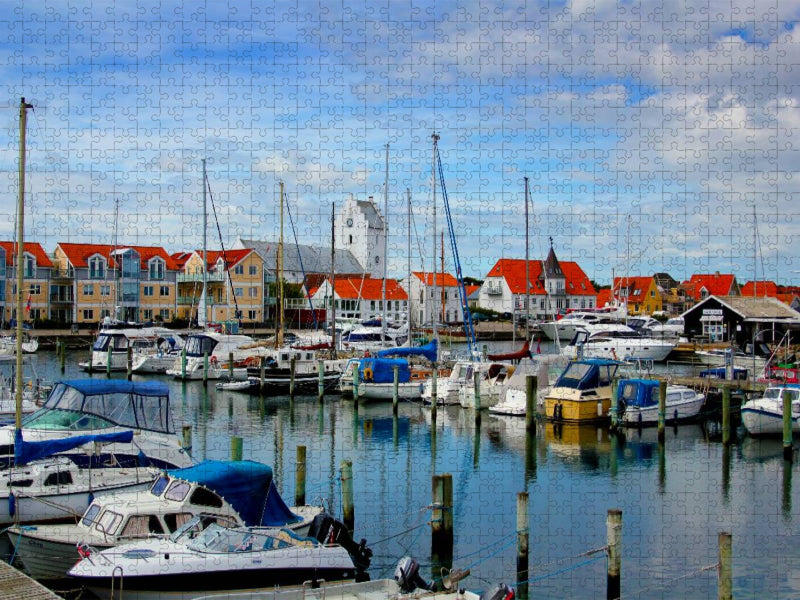 Im Hafen von Saeby - CALVENDO Foto-Puzzle'