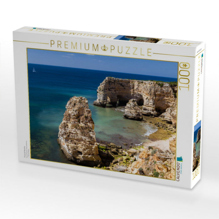 Praia de Marinha - CALVENDO Foto-Puzzle'