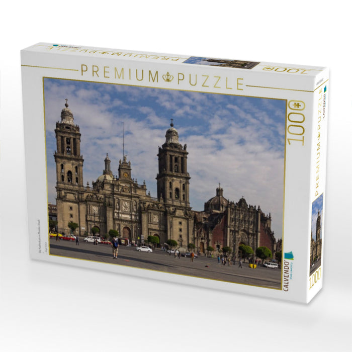 Die Kathedrale in Mexiko-Stadt - CALVENDO Foto-Puzzle'