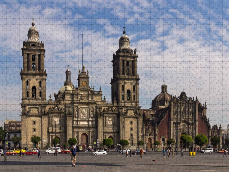 Die Kathedrale in Mexiko-Stadt - CALVENDO Foto-Puzzle'