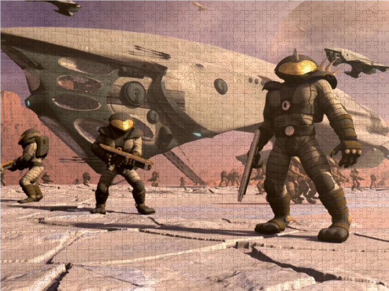 Invasion - CALVENDO photo puzzle 