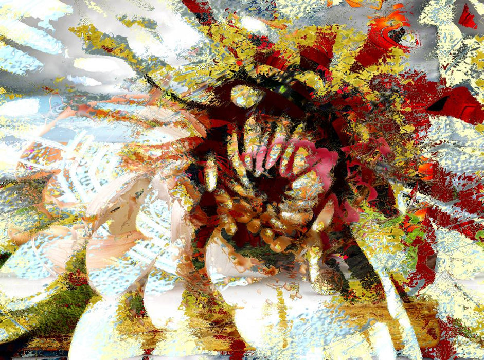 Ein Motiv aus dem Kalender Blumen und Blätter in abstrakter Art - CALVENDO Foto-Puzzle'