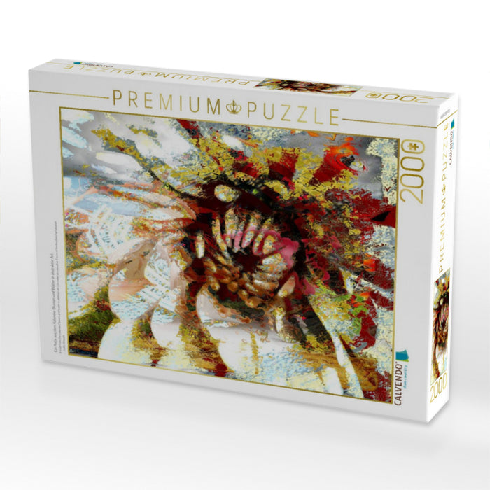 Ein Motiv aus dem Kalender Blumen und Blätter in abstrakter Art - CALVENDO Foto-Puzzle'