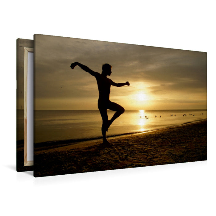 Premium Textil-Leinwand eingebettet