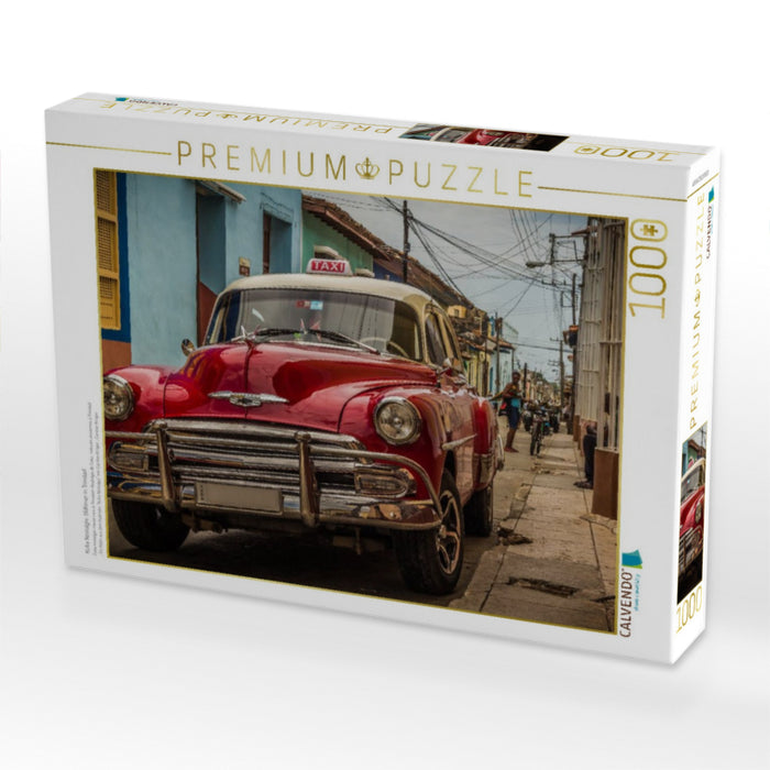 Kuba Nostalgie: Oldtimer in Trinidad - CALVENDO Foto-Puzzle'