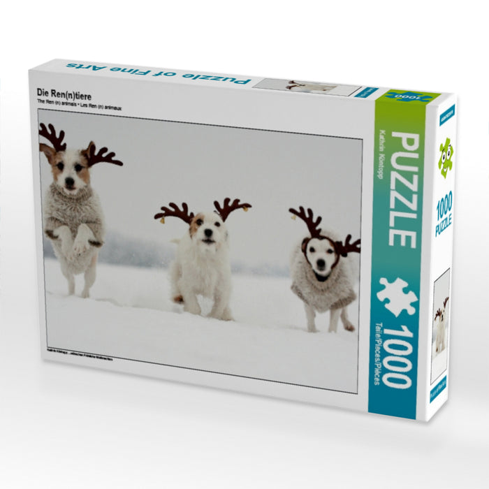The reindeer - CALVENDO photo puzzle 
