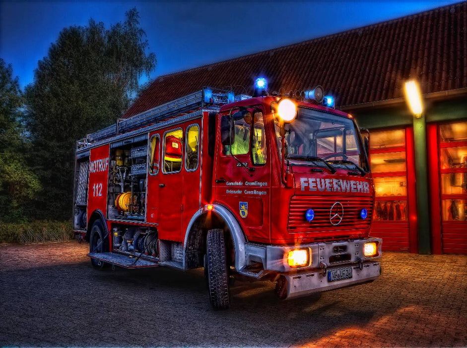Löschgruppenfahrzeug 24 FF WF-Cremlingen - CALVENDO Foto-Puzzle'