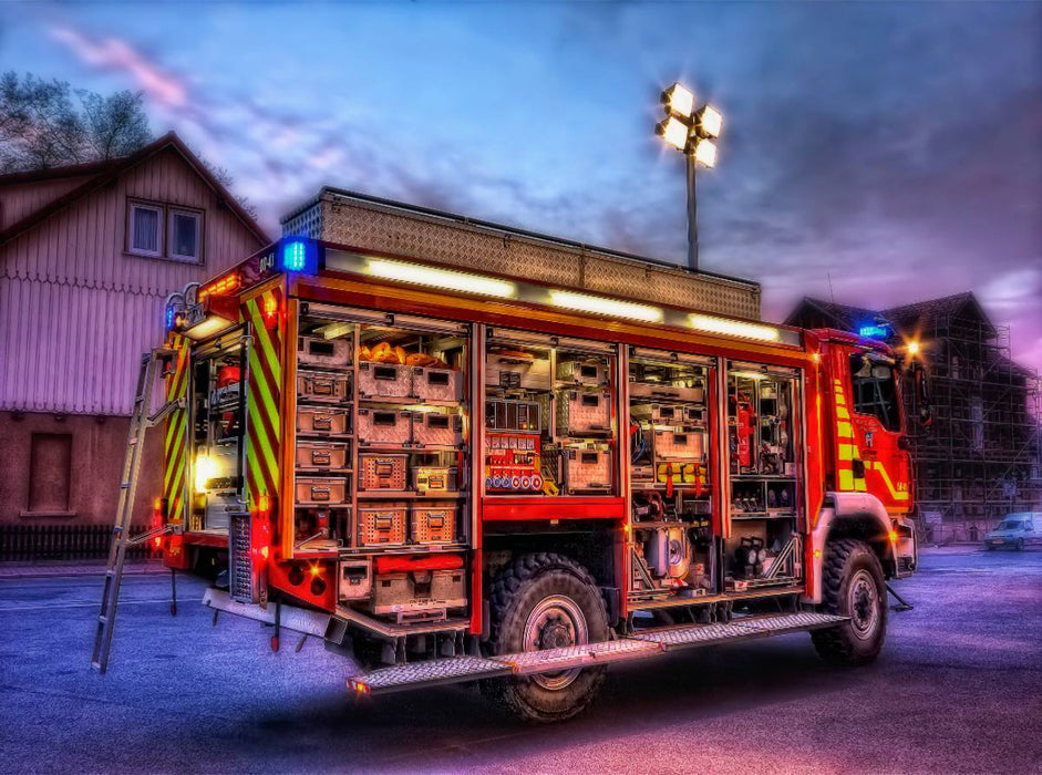 Rüstwagen FF Bad Harzburg - CALVENDO Foto-Puzzle'