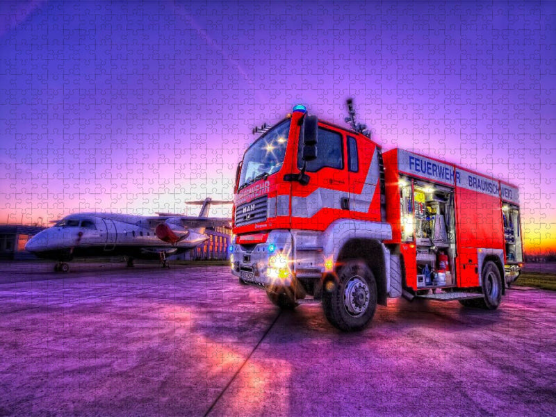 Tanklöschfahrzeug 24/50 FF BS-Thune - CALVENDO Foto-Puzzle'