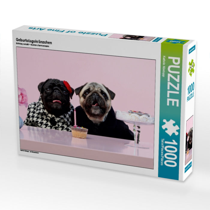 Geburtstagskränzchen 1000 Teile Puzzle quer - CALVENDO Foto-Puzzle'