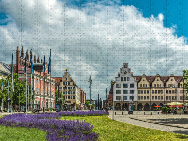 Rostock Innenstadt - CALVENDO Foto-Puzzle'