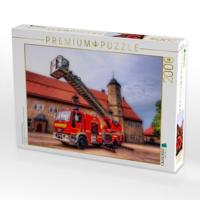 Drehleiter 23/12 FF Bad Harzburg - CALVENDO Foto-Puzzle'