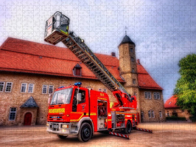 Drehleiter 23/12 FF Bad Harzburg - CALVENDO Foto-Puzzle'