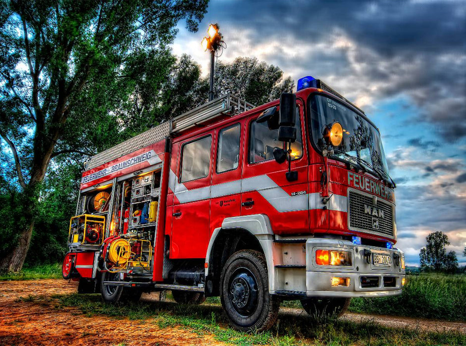 Löschgruppenfahrzeug 16/12 FF BS-Hondelage - CALVENDO Foto-Puzzle'