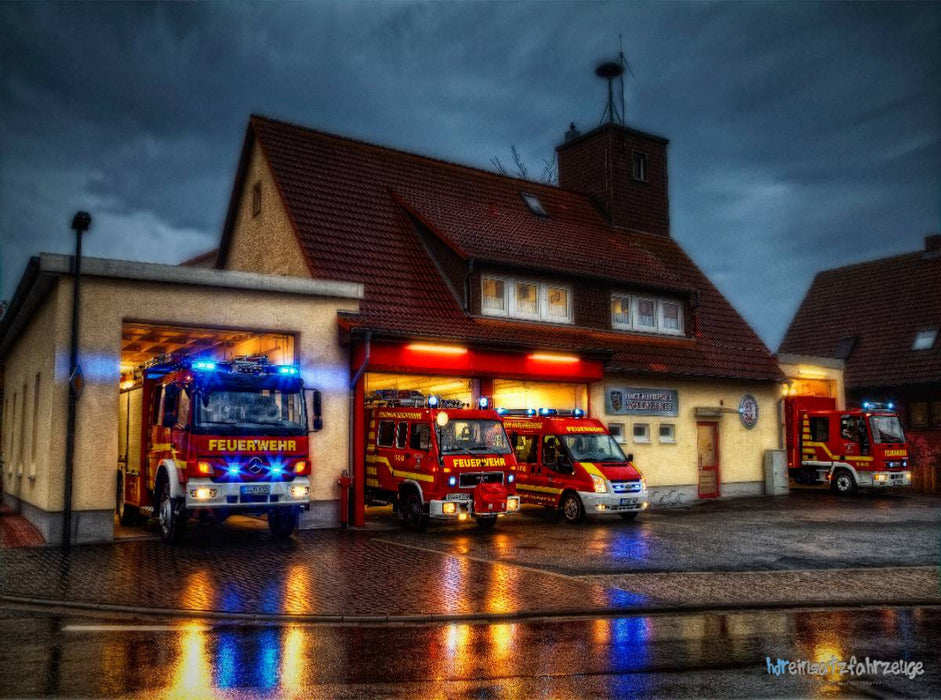 Freiwillige Feuerwehr Harlingerode - CALVENDO Foto-Puzzle'