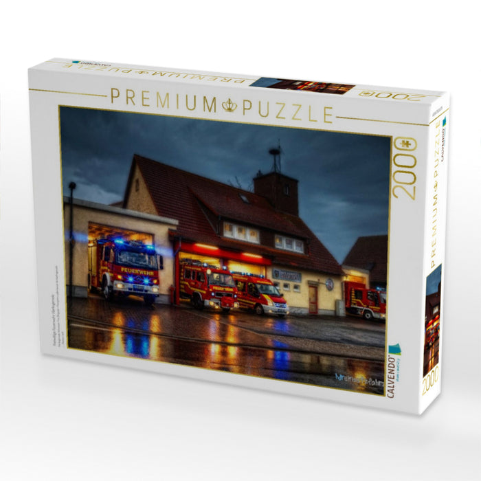 Freiwillige Feuerwehr Harlingerode - CALVENDO Foto-Puzzle'