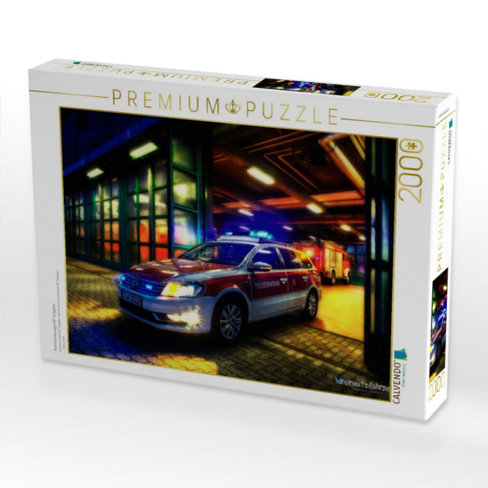 Kommandowagen BF Salzgitter - CALVENDO Foto-Puzzle'