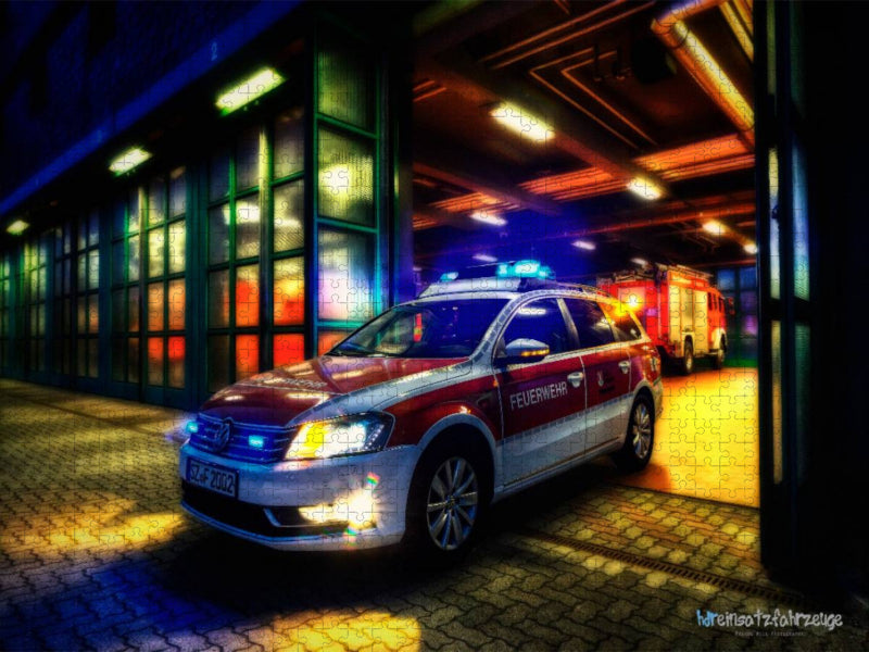 Kommandowagen BF Salzgitter - CALVENDO Foto-Puzzle'