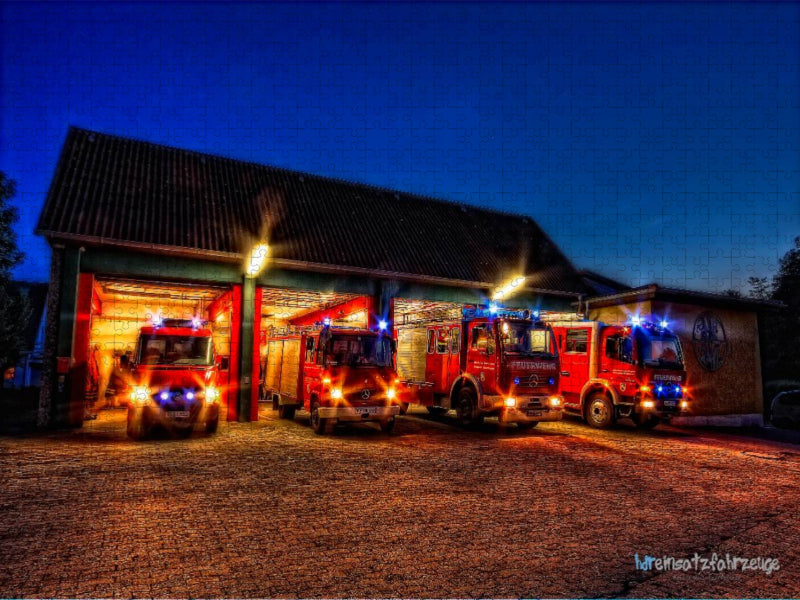 Freiwillige Feuerwehr Cremlingen - CALVENDO Foto-Puzzle'