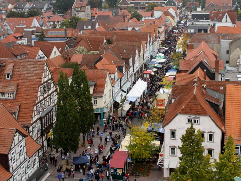 Oktobermarkt in Burgdorf - CALVENDO Foto-Puzzle'
