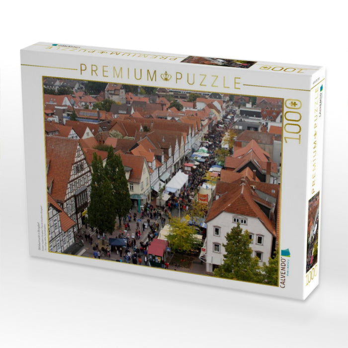 Oktobermarkt in Burgdorf - CALVENDO Foto-Puzzle'