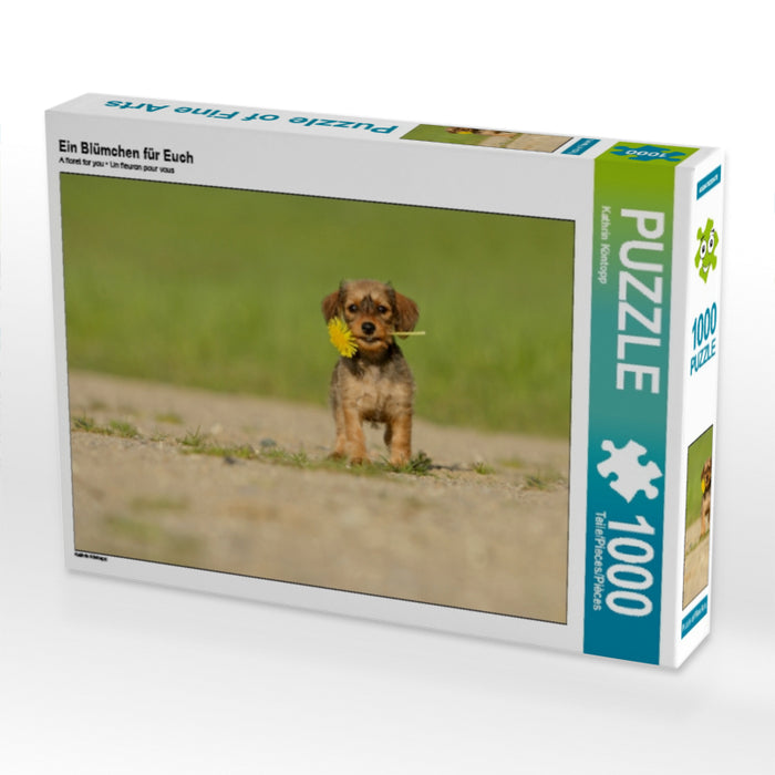 Ein Blümchen für Euch 1000 Teile Puzzle quer - CALVENDO Foto-Puzzle'
