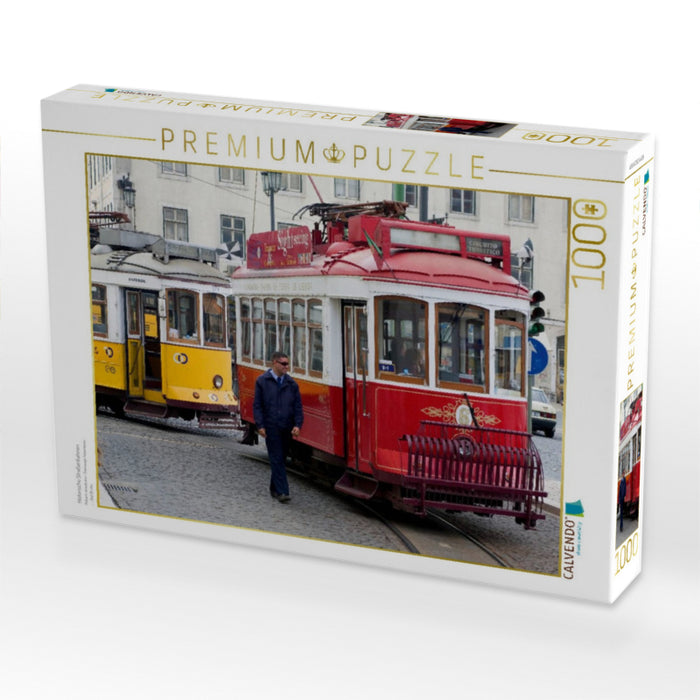 Historische Straßenbahnen - CALVENDO Foto-Puzzle'
