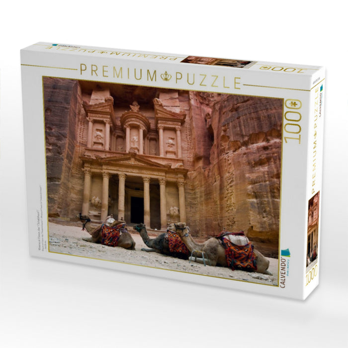 Khazne al-Firaun, das "Schatzhaus" - CALVENDO Foto-Puzzle'