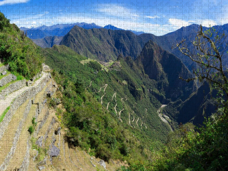 Machu Picchu, 2.360 m ü. M., Peru - CALVENDO Foto-Puzzle'