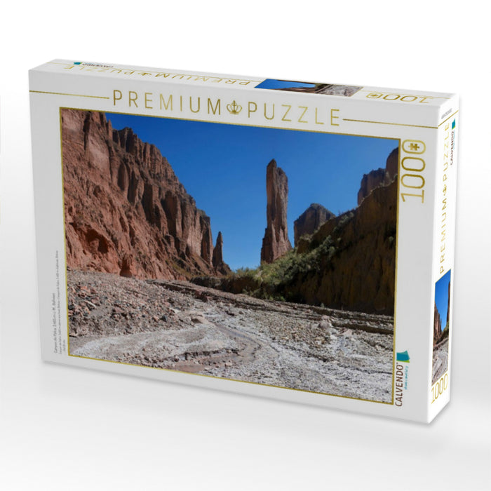 Canyon de Palca, 3.465 m ü. M., Bolivien - CALVENDO Foto-Puzzle'
