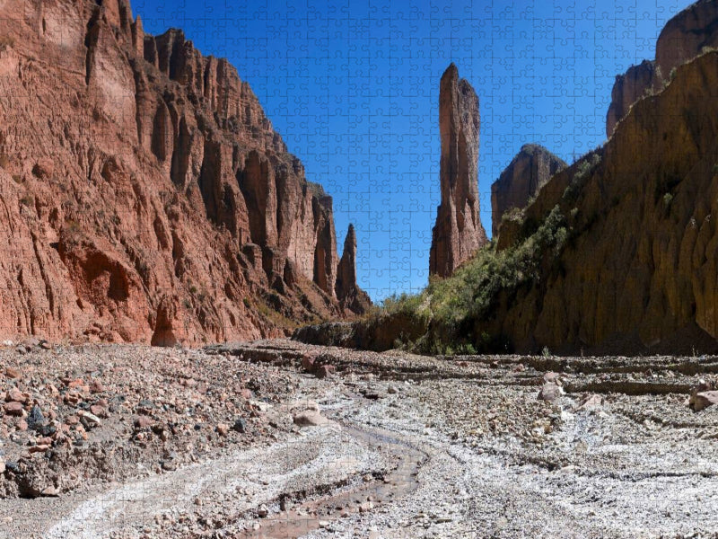 Canyon de Palca, 3.465 m ü. M., Bolivien - CALVENDO Foto-Puzzle'