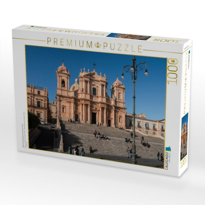 Barocke Kathedrale San Nicolo?, Noto - CALVENDO Foto-Puzzle'