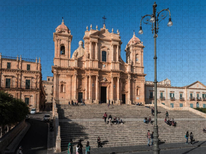 Barocke Kathedrale San Nicolo?, Noto - CALVENDO Foto-Puzzle'