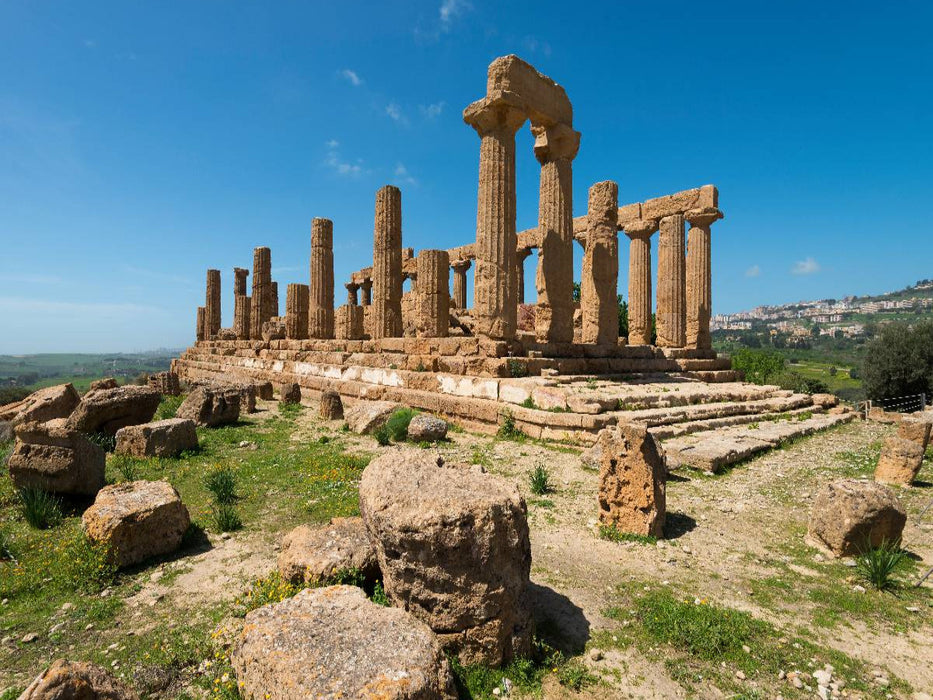Hera-Tempel im Tal der Tempel bei Agrigento - CALVENDO Foto-Puzzle'