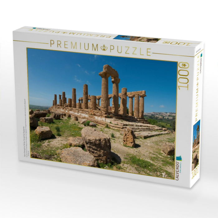 Hera-Tempel im Tal der Tempel bei Agrigento - CALVENDO Foto-Puzzle'