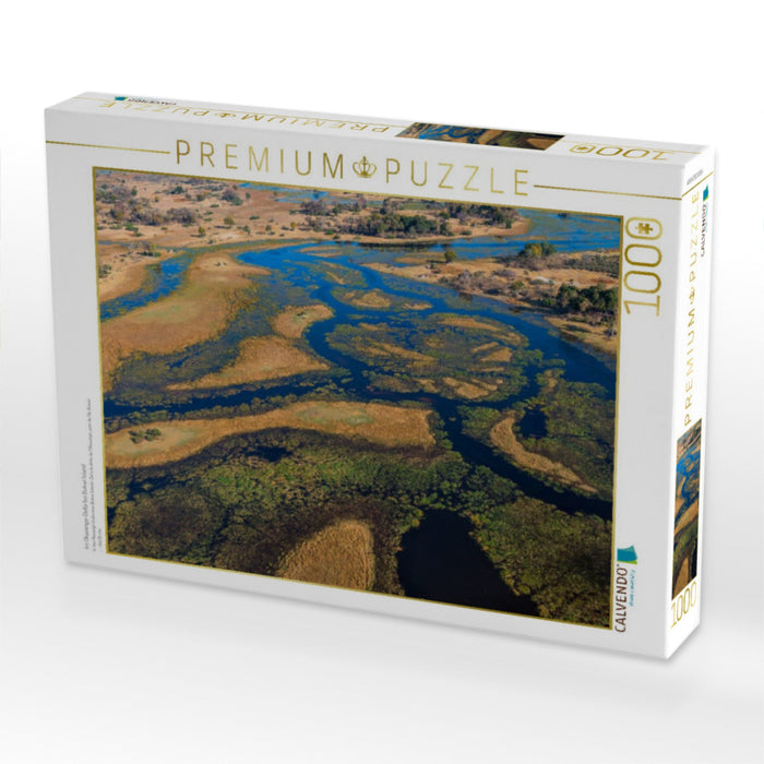 Im Okavango-Delta bei Bukwi Island - CALVENDO Foto-Puzzle'
