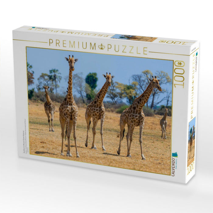Giraffen im Moremi Game Reserve - CALVENDO Foto-Puzzle'