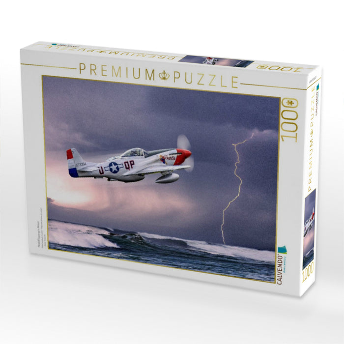 Modellflugzeug in Aktion - CALVENDO Foto-Puzzle'