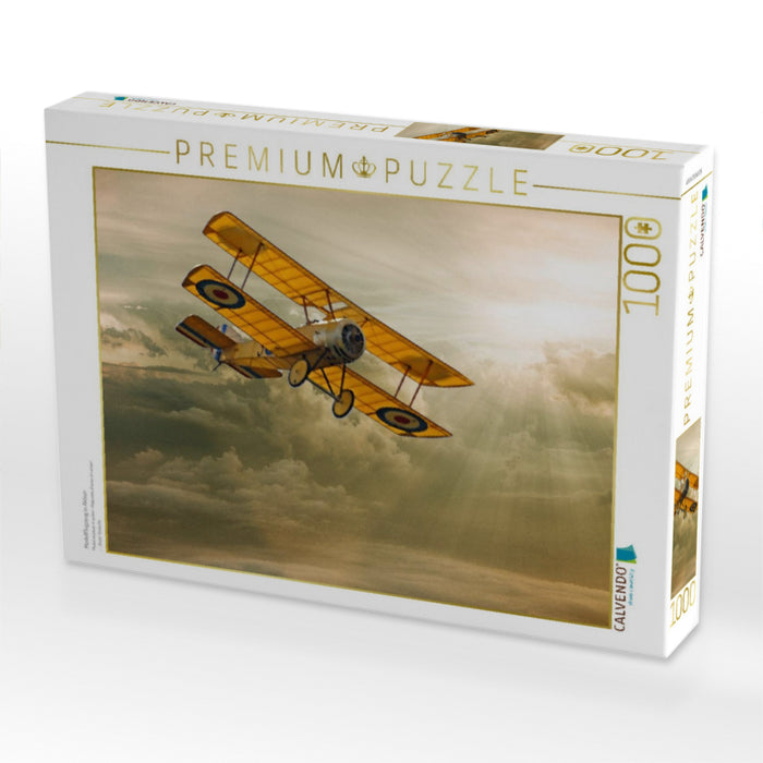 Modellflugzeug in Aktion - CALVENDO Foto-Puzzle'